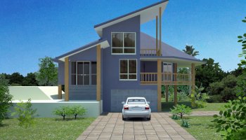 Pole Home House Plan 3 or 4 Bed:379 Pole